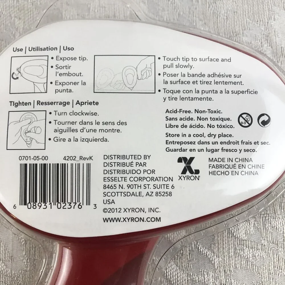 Xyron Mega Runner Rare Red Tape Dispenser 100ft Permanent Adhesive NWT Sealed
